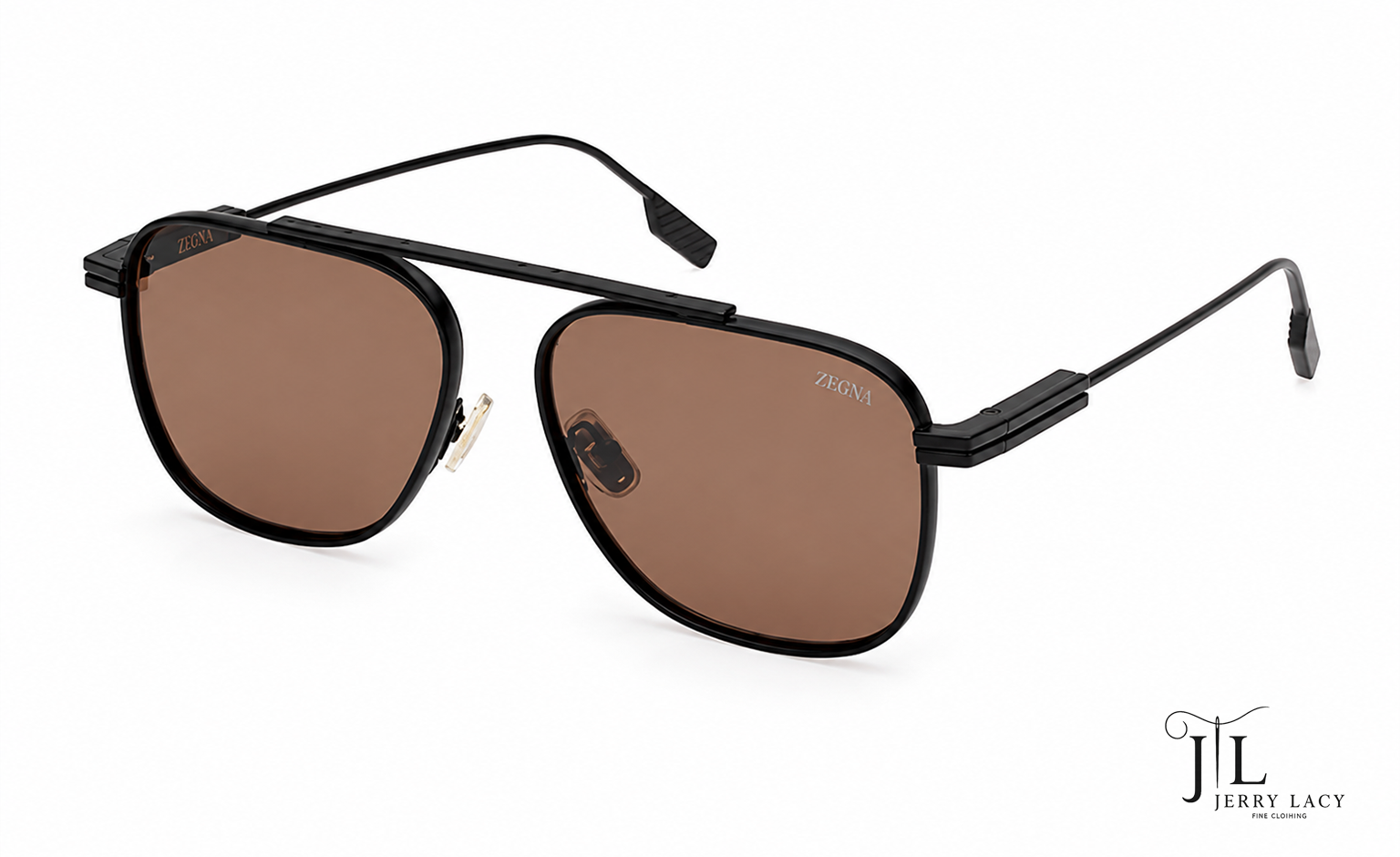 Metal Sunglasses Zegna Matte Black