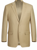 JL Tan Suit Notch Slim Fit Super 140's