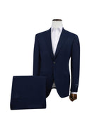 Italian Blue Fancy Suit Cloth by Zegna