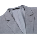JL Light Grey Suit Notch Classic Fit Extra Long