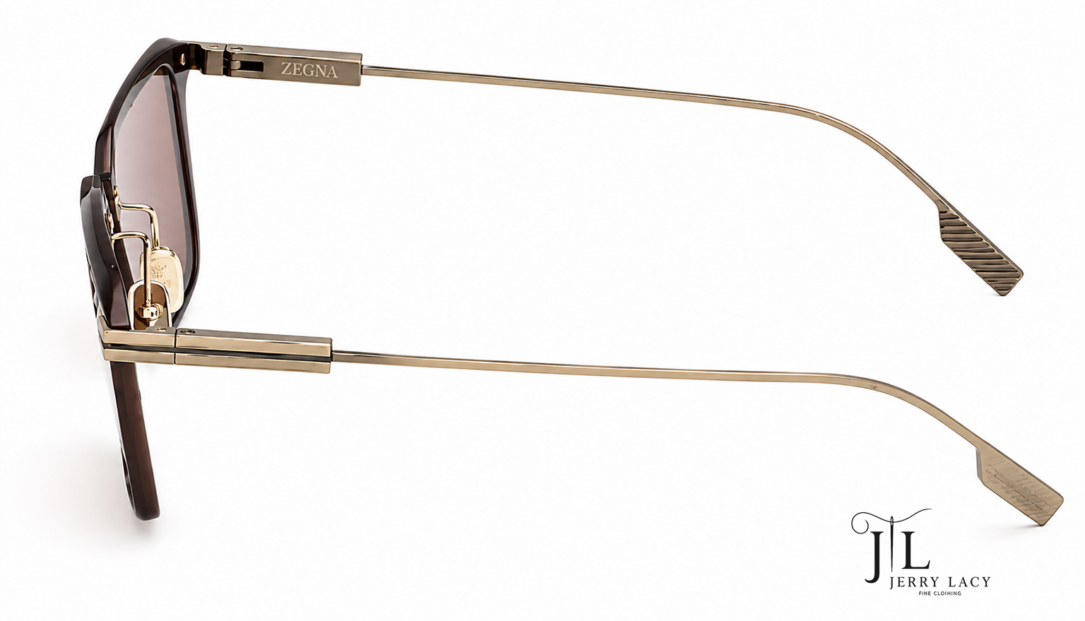 Aluminium Sunglasses Zegna Matte Pale Gold