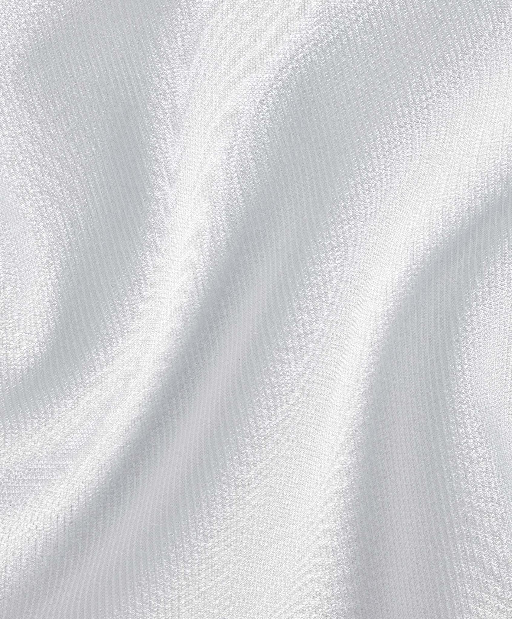 Micro Dobby French Cuff Covered Placket Formal Shirt