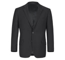 JL Black Suit Notch Classic Fit Extra Long