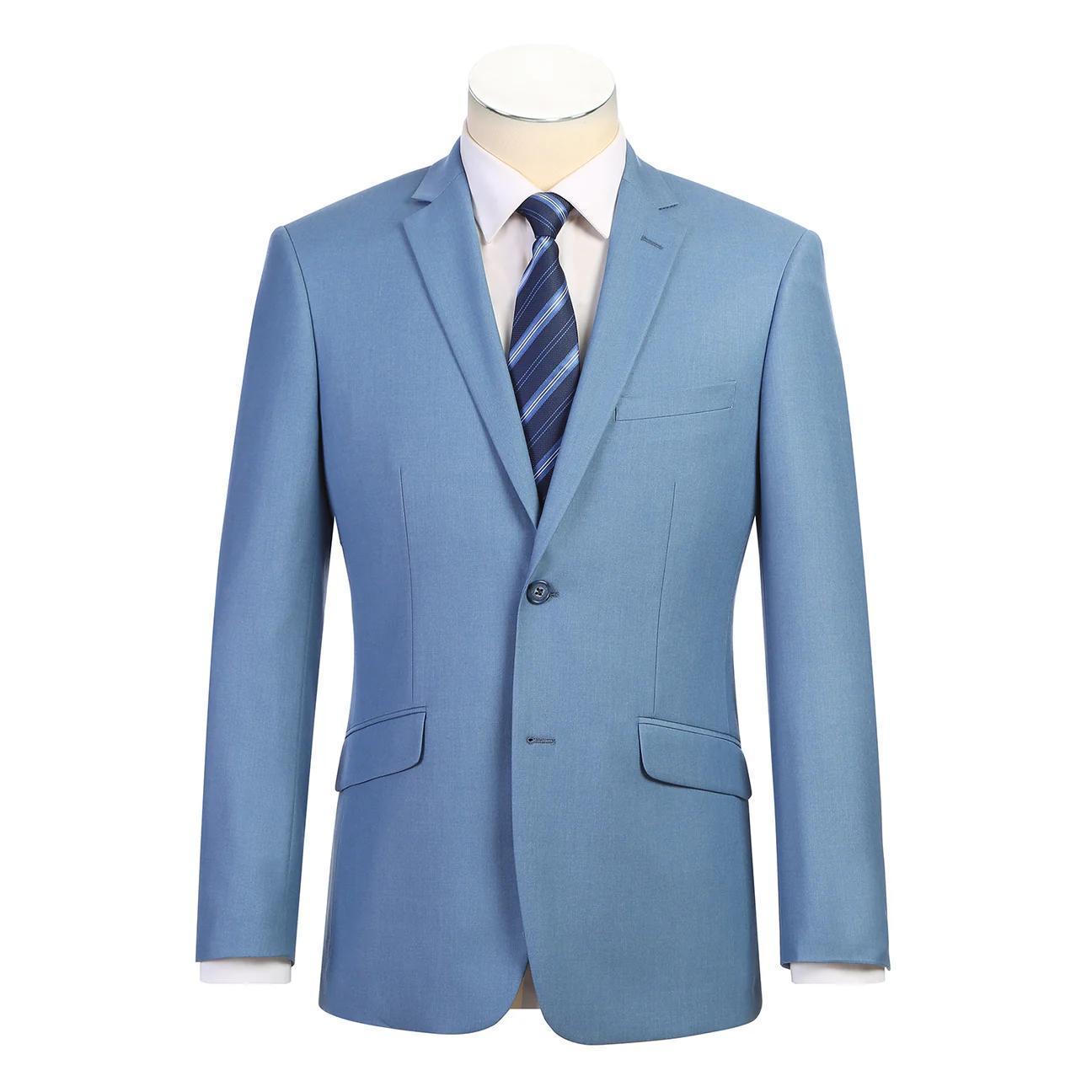 JL Sky Blue Slim Suit