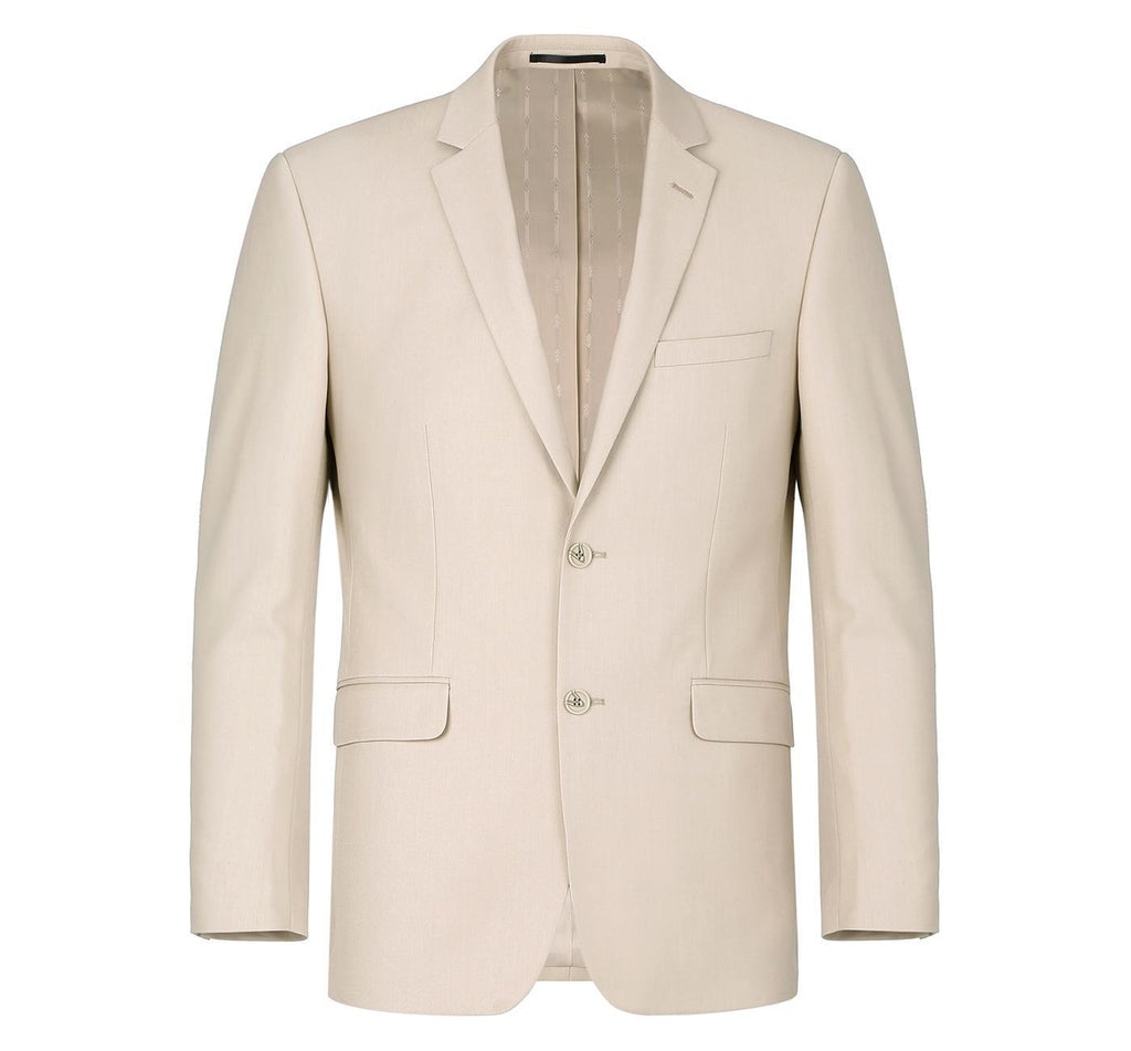JL Suit Tan Notch Slim Fit