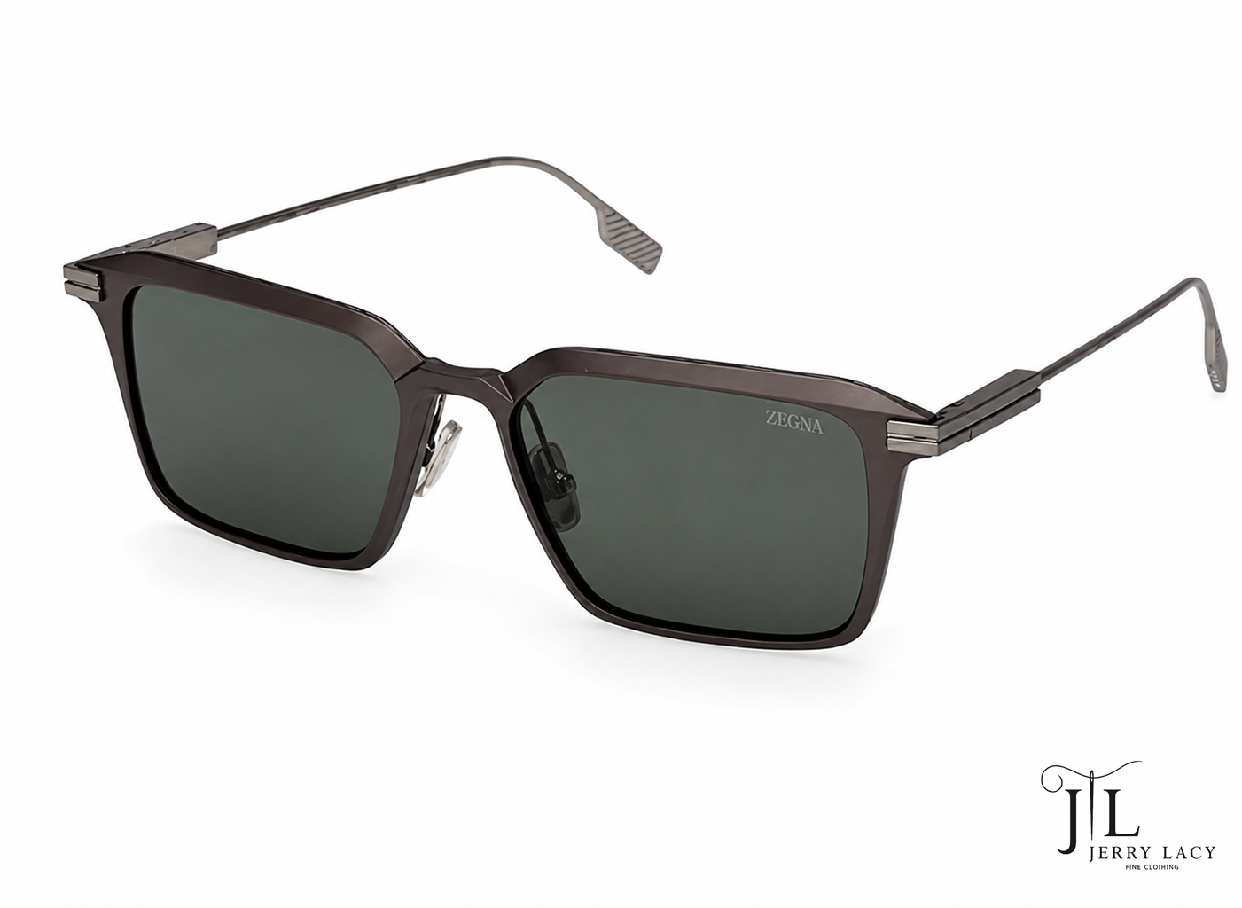 Aluminium Sunglasses Zegna Matte Gunmetal