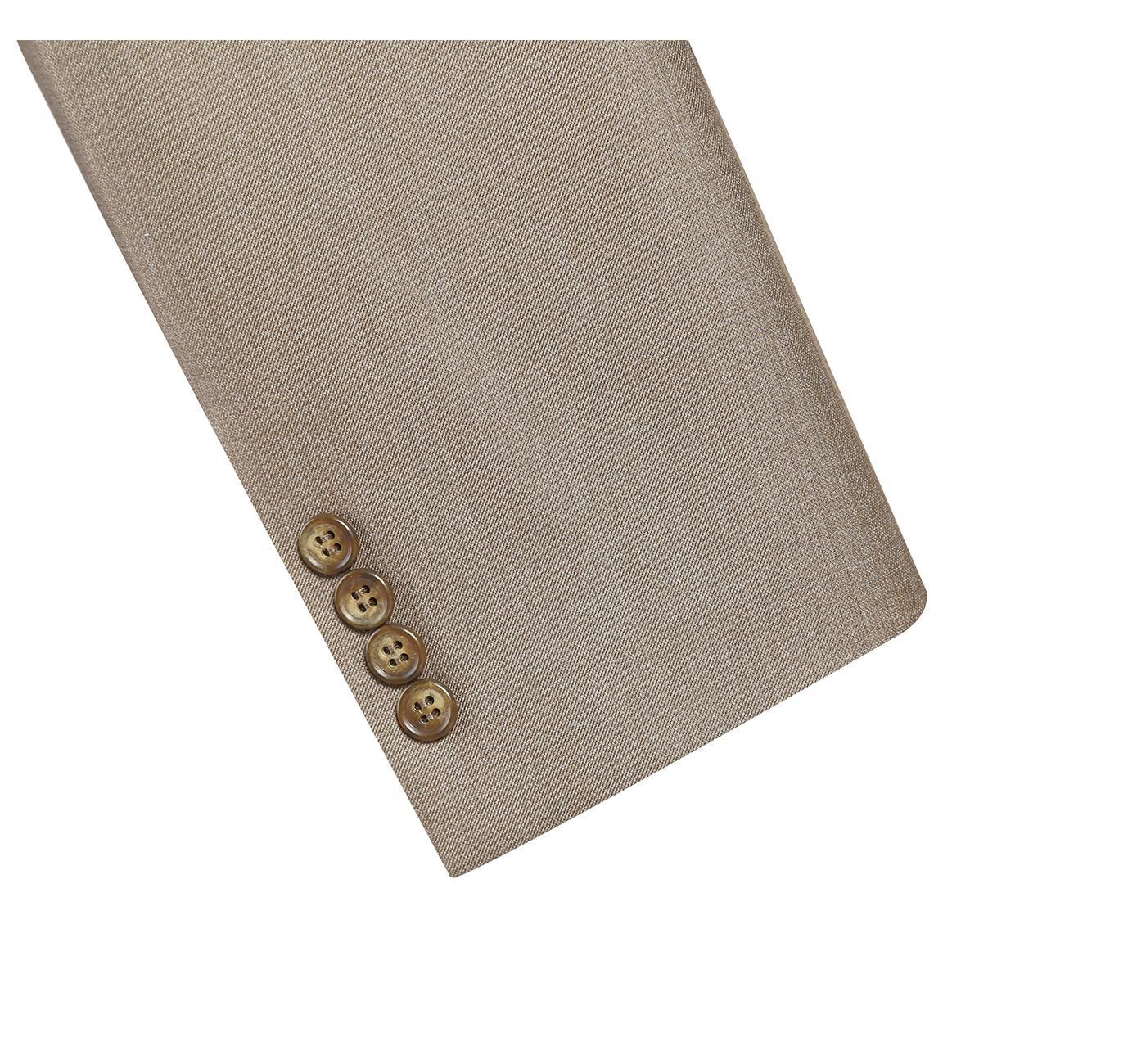 JL Light Brown Slim Suit