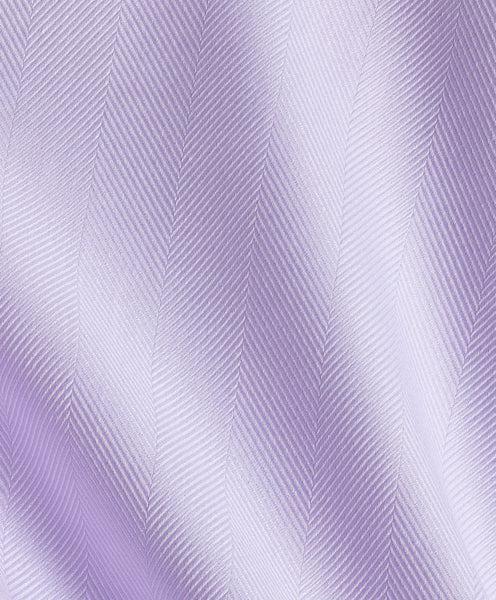 Lilac Contrast Herringbone Solid Dress Shirt