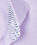 Lilac Contrast Herringbone Solid Dress Shirt