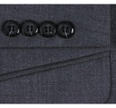 JL Grey Suit Notch Classic Fit Super 140's
