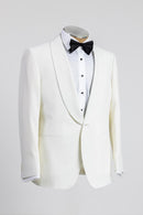 White Dinner Jacket 100% Wool