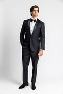 Black Tuxedo Peak Slim Fit