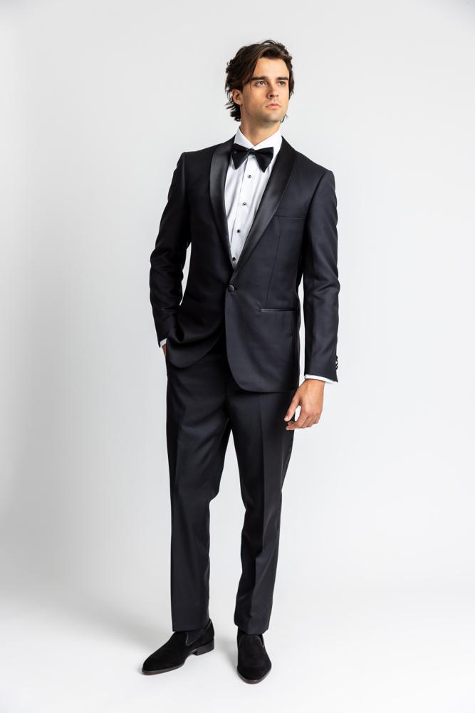 Black Tuxedo Peak Slim Fit