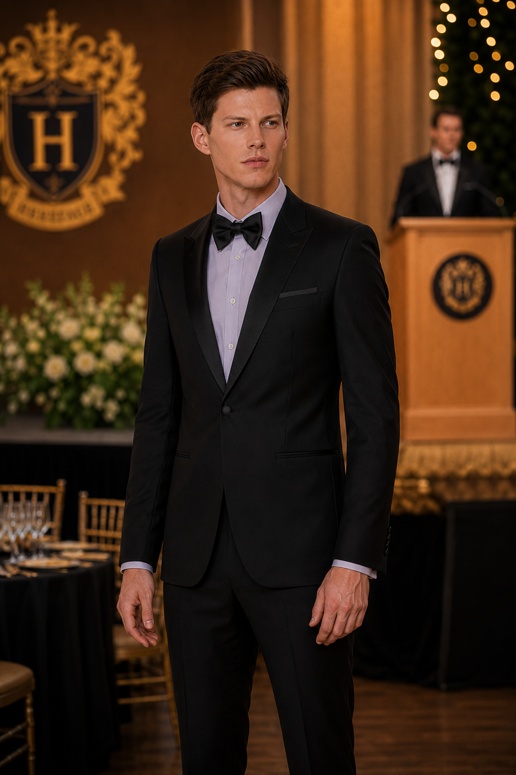 JL Black Tuxedo Peak Classic Fit