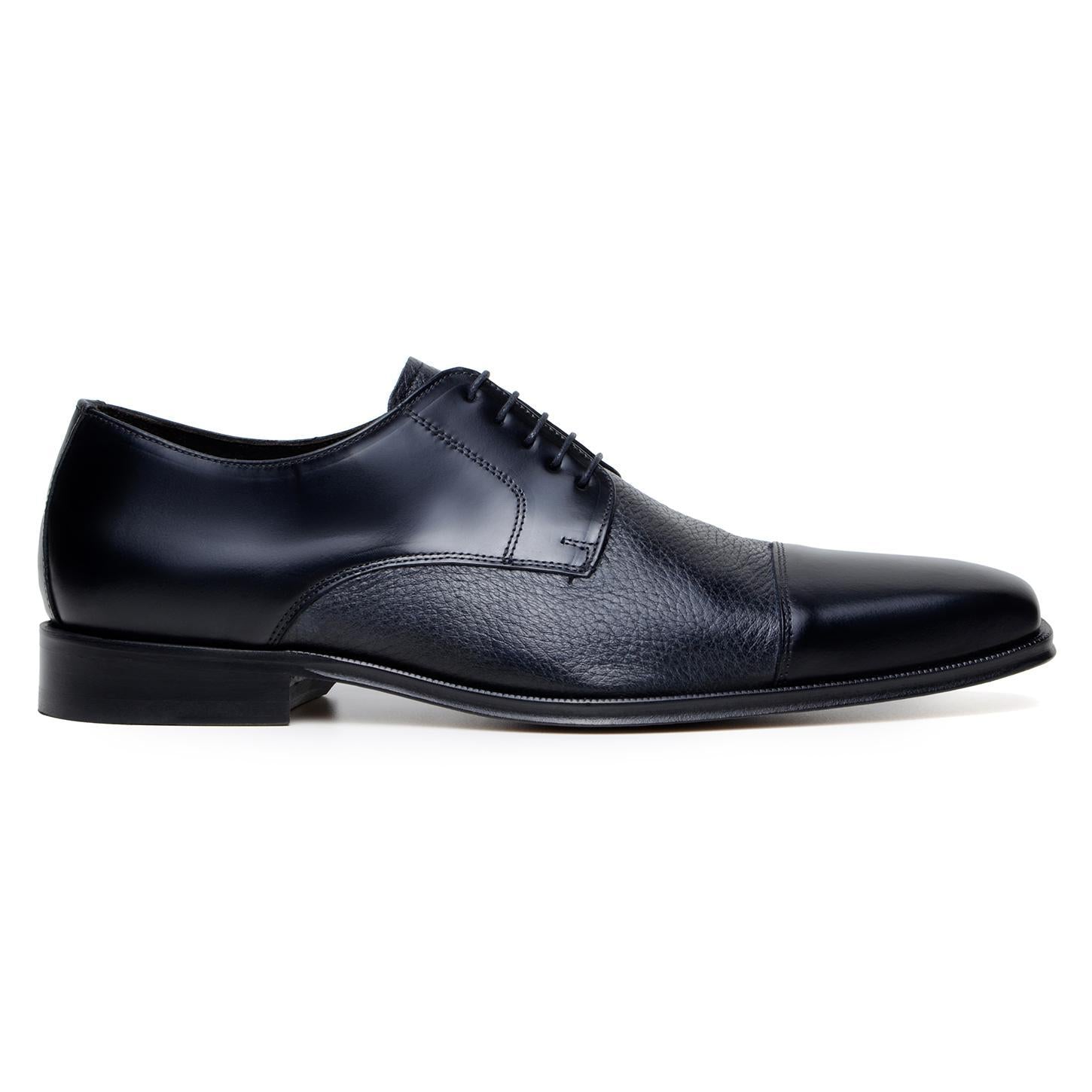 Alexander Cap Toe Lace Up Black