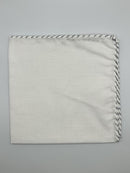 White/ Silver Linen Whipstitch PSQ