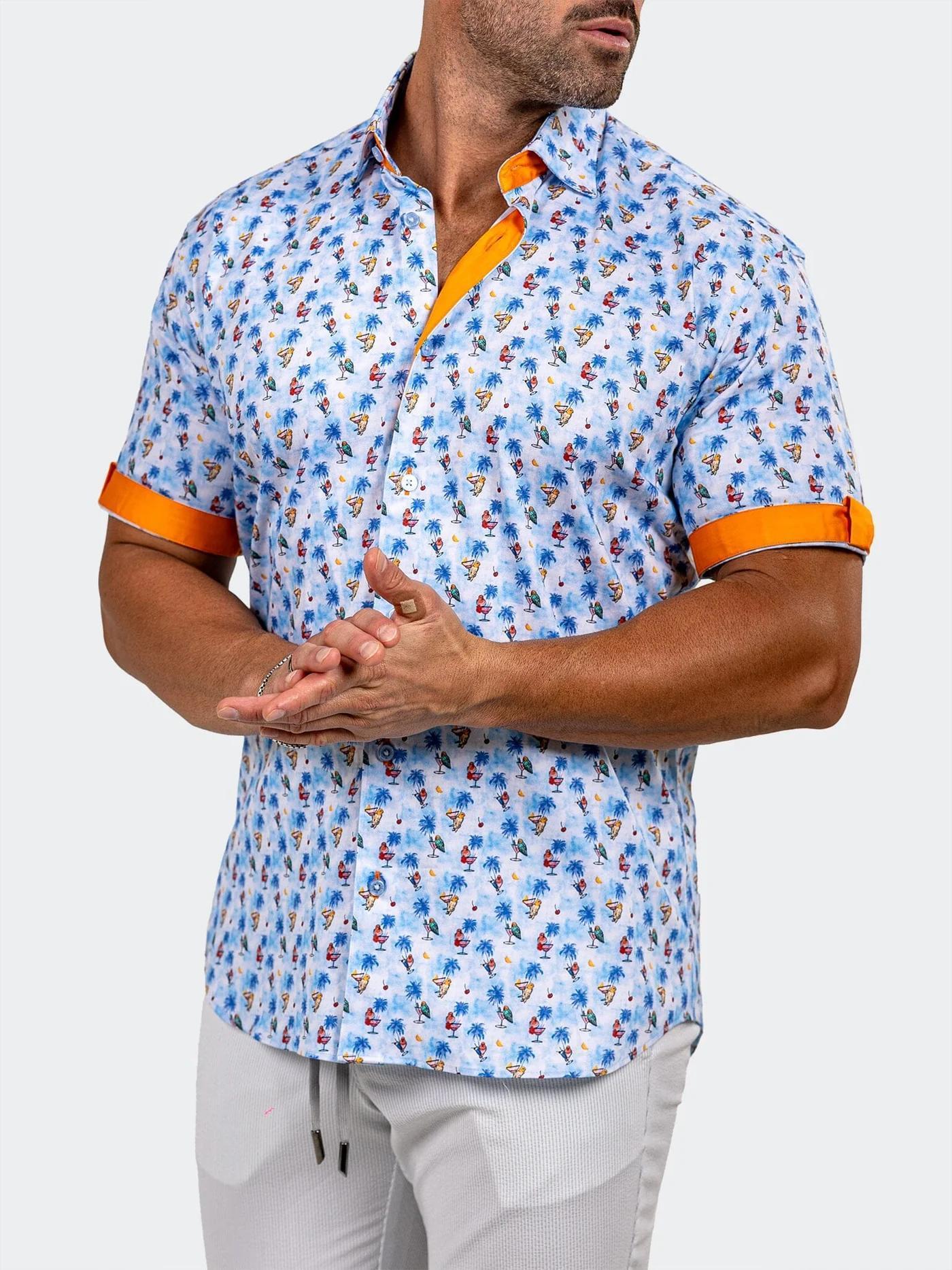 Dress Shirt Einsteins Marthyr Blue 019