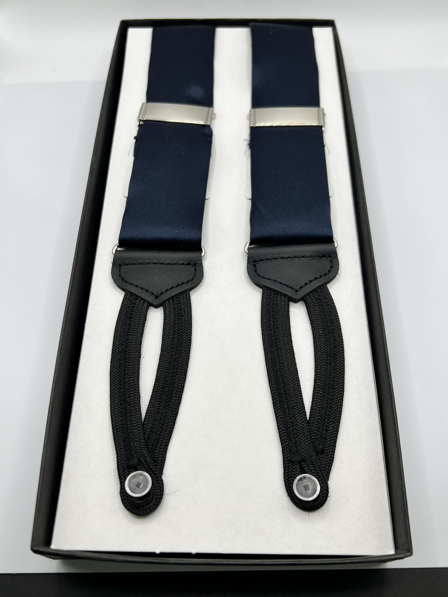 Navy Suspenders Edward Armah