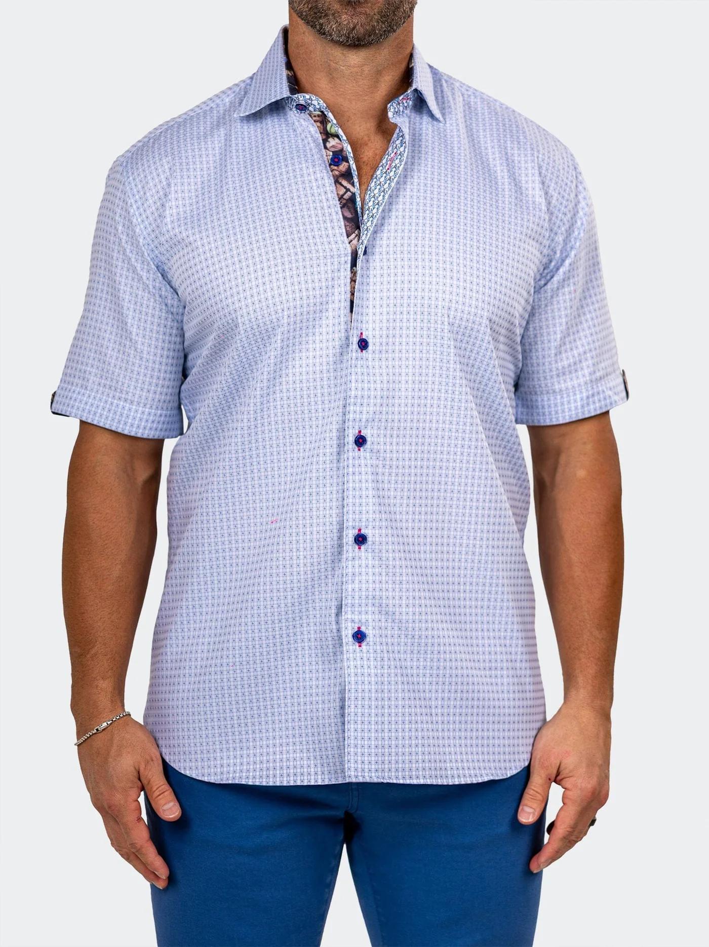 Dress Shirt Galileo Marthyr Blue 030