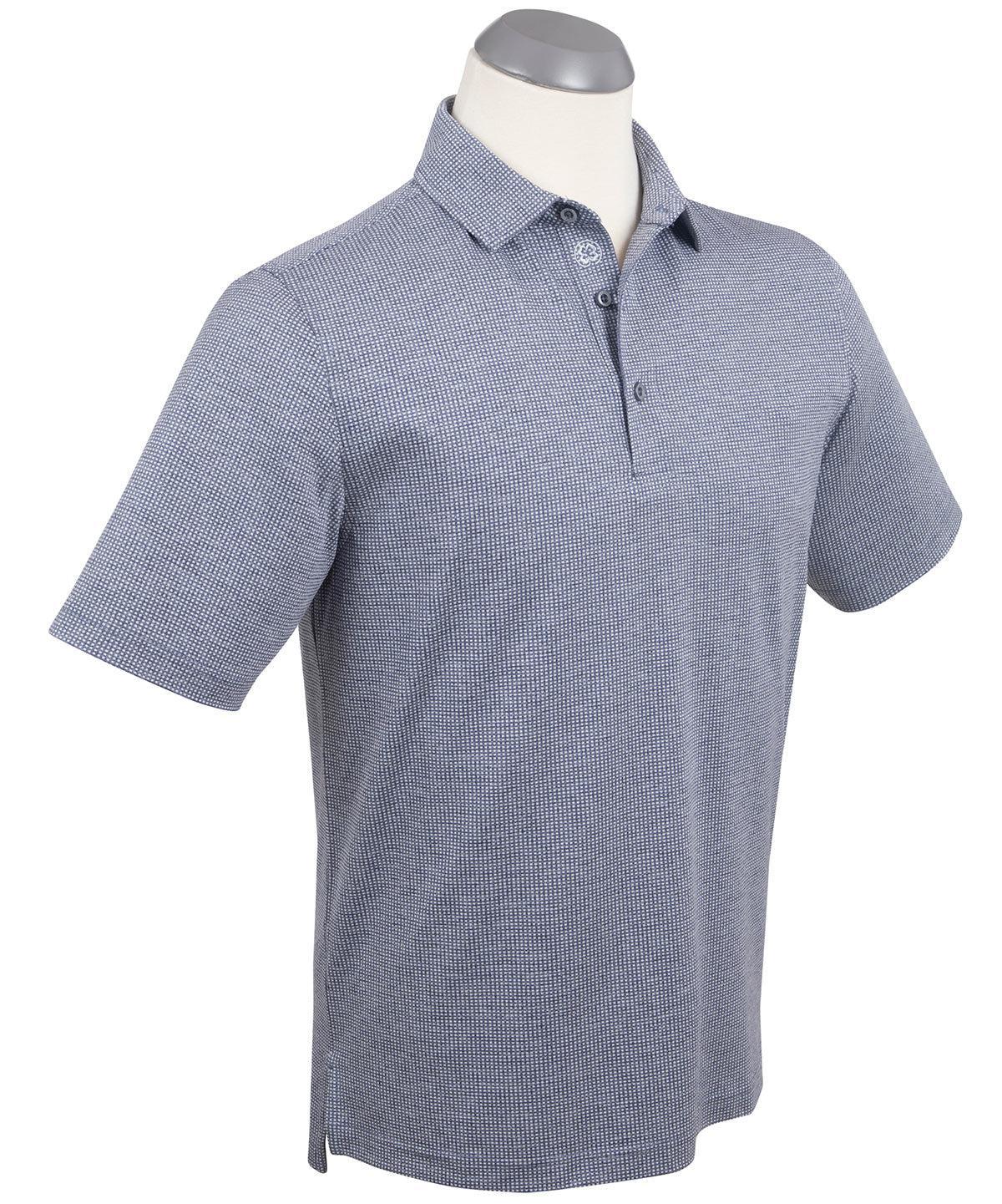 Performance Gingham Jacquard Polo Carnation