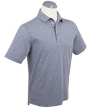 Performance Gingham Jacquard Polo Carnation
