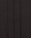 Black Satin Self-tie Bow Tie & Cummerbund Set