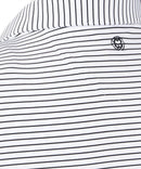 Perform Yarn Dye Laser Stripe Polo Black