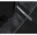 JL Black Suit Notch Classic Fit Extra Long