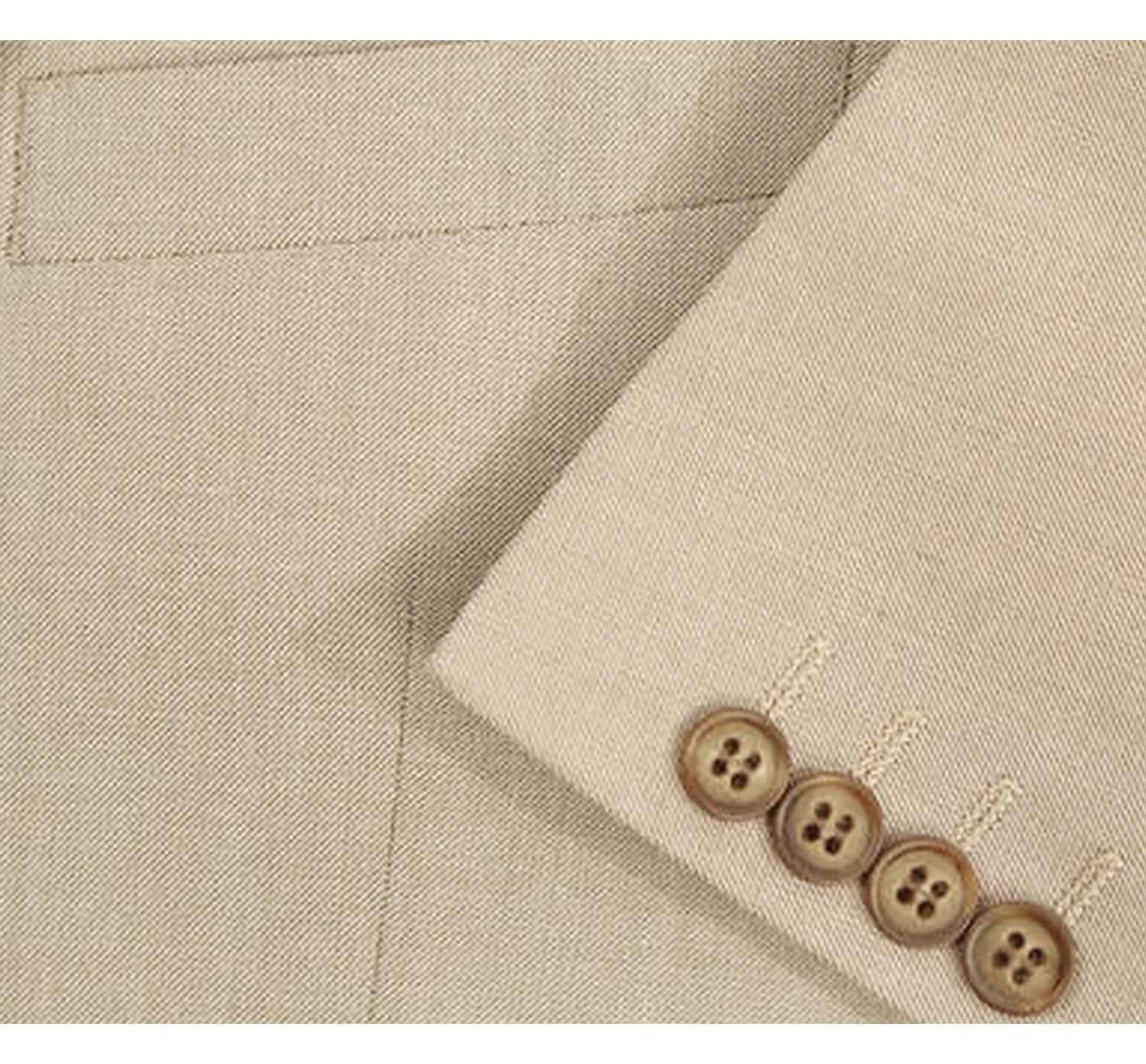 JL Tan Formal Slim Suit