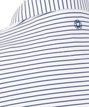 Perform Yarn Dye Laser Stripe Polo Navy